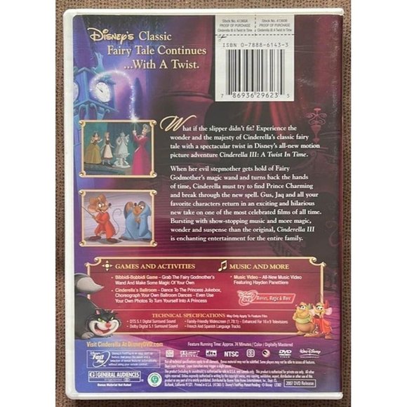 Cinderella III: A Twist in Time (DVD) - Walt Disney - Picture 2 of 5